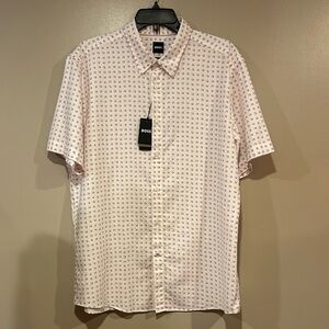BOSS Slim Fit Roan Short Sleeve Woven Shirt